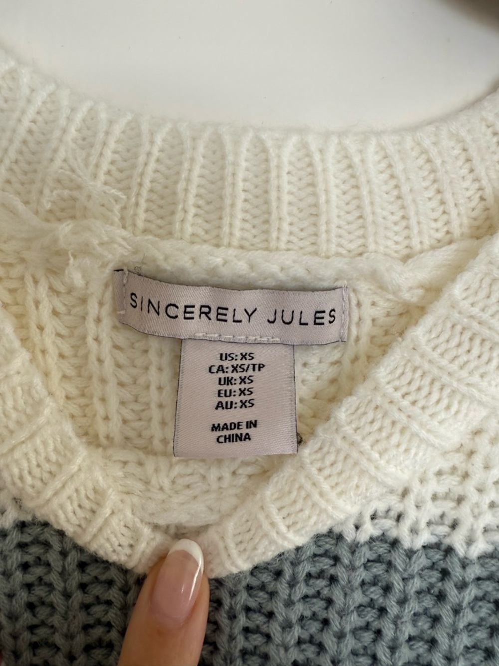 Sincerely Jules, Cropped Striped Sweater - Picture 7 of 8